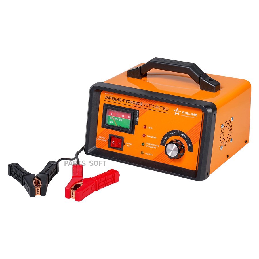 Устройство пуско-зарядное 6/12V 2/10/55A "AIRLINE" (трансформаторное, амперметр) - AIRLINE None None